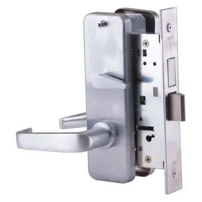 BEST Kunci Pintu: Kunci Tuas Privasi, Krom, Sesuai ADA - Privacy Lever Locksets