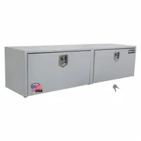 BUYERS PRODUCTS Underbody: Underbody Truck Box, Double Drop-Down Doors Door, 18 in Overall Dp, White (MPN 1702425)