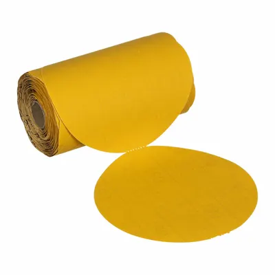 3M Gulungan Cakram PSA: 6", NH, Aluminium Oksida, 220 Grit, Kertas C Wt, 288U - General Purpose Sanding Discs for All Surfaces