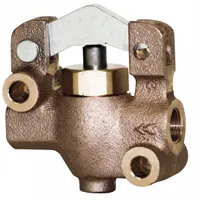 Replacement poppet valve for foot pedal assemblies. Compatible with ECONOLINE models 101697WDG-A, 101699WD-A, and 102760G-A. Used in pneumatic or hydraulic actuation systems for industrial control