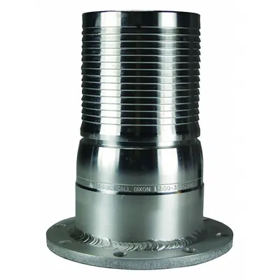 DIXON Perlengkapan Selang Berduri: Untuk Selang I.D. 4 in, Baja x Baja, Ukuran Perlengkapan 4 in x 4 in - Multipurpose (Air, Water, Chemical) Barbed Combination Nipples