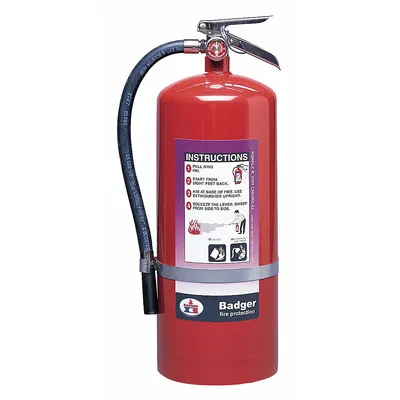 BADGER Alat Pemadam Api: Kapasitas Alat Pemadam 10 lb, 80B:C - Class BC Fire Extinguishers