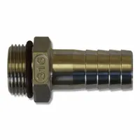 This stainless steel replacement component serves as an insulation cover, handle, or cartridge for spray assemblies. It features a barb-type design and measures 6 inches in overall length. Suitable for use in industrial cleaning and sanitation systems where corrosion resistance is required