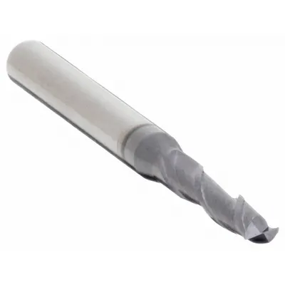 WIDIA HANITA End Mill Persegi: Karbida, Dilapisi TiAlN, 2 Alur, 3/32" Dia Giling, 3/16" LOC - General Purpose Carbide Square End Mills