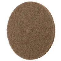 This 6-inch diameter surface conditioning disc features aluminum oxide abrasive and a medium grade for general-purpose blending, finishing, and deburring on all metals. The hook-and-loop attachment enables quick disc changes. Designed for non-vacuum applications, it is suitable for use with portable sanders and stationary machines