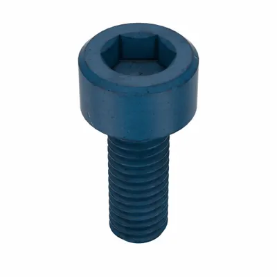 Sekrup Kepala Soket METRIC BLUE: Ukuran Ulir M3x0.50, Panjang 8 mm, Standar, Fosfat Biru - Metric System Standard Socket Head Cap Screws