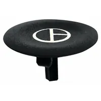 SCHNEIDER ELECTRIC Push Button Head: 22 mm Panel Size, Non-Illuminated, T, Black (MPN ZBA245)