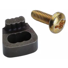 This stop kit provides a mechanical end-stop function for compatible M9203 series actuators. It limits actuator travel to prevent over-travel and protect the actuator during HVAC damper or valve operation. The kit is designed for use with Johnson Controls M9203 series actuators.