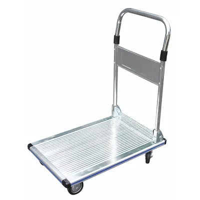 Platform Truck: 550 lb - Aluminum-Deck Platform Trucks with Folding Handles