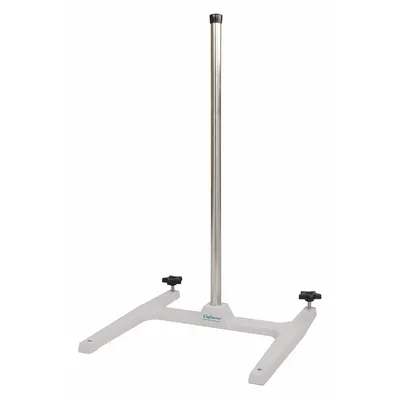 CAFRAMO Dudukan Lab Keselamatan: Baja Tahan Karat, 1 in Diameter Batang, 17 in Panjang Keseluruhan - Lab Support Stands with Rod Included