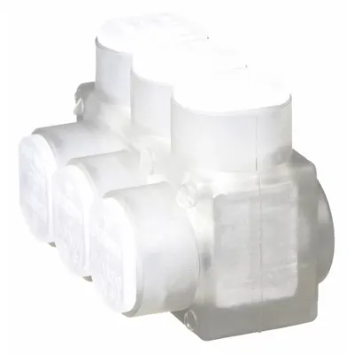 BURNDY Konektor Multitap: 3 Port, Masuk Satu Sisi, Ukuran Kawat 14 AWG – 2/0 AWG - Dry-Location Single-Sided Entry Multitap Connectors