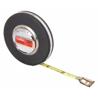 CRESCENT LUFKIN Long Tape Measure: Manual, HW223D, SAE/Engineers Scale, 50 ft, 1/100 ft, Plastic