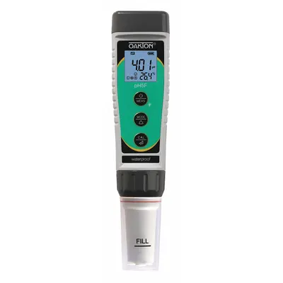 OAKTON pH Meter: pH/Suhu, Meter, (4) Baterai AAA/Tali Pengaman/Kotak Penyimpanan - Pocket pH Testers