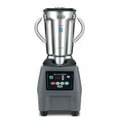 Ultra heavy-duty blender with 3 1/4 hp motor and 128 oz capacity. Features electronic keypad with 3 speeds for mixing functions. Operates on 120V AC. Suitable for high-volume blending in commercial kitchens, bars, and restaurants.