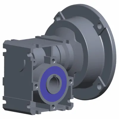 Peredam Kecepatan NORD: 15:1, 117 RPM, 1,06 hp Input Maks, 434 in-lb Output Maks, Hollow - Hollow Shaft Direct-Drive Right Angle Speed Reducers