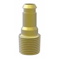 PIAB Vacuum Pad Adapter: For 60 mm to 75 mm Pad Size, 12 mm Port Size, 31/64 in Thread Size (MPN Fitting D=12, 3/8 NPT - 1/4 NPSF)