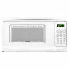 This countertop microwave features convection cooking capability and 700 W cooking power. Suitable for reheating, defrosting, and baking in break rooms or light foodservice settings.