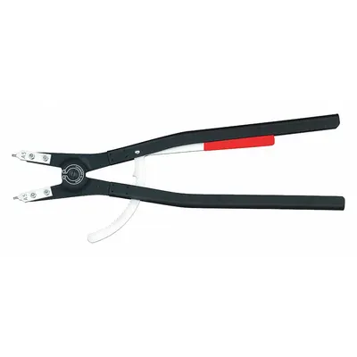 KNIPEX Tang Cincin Penahan: Eksternal, Untuk Diameter Poros 252 mm hingga 400 mm, Diameter Ujung 0.177 in - External Retaining-Ring Pliers