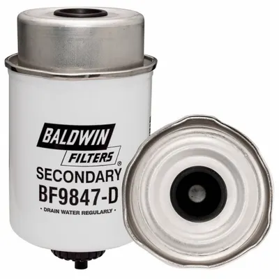 BALDWIN FILTERS Filter Bahan Bakar: Kartrid, Panjang Keseluruhan 6 1/16 in, Diameter Luar 3 3/16 in - Can-Type Fuel/Water Separators