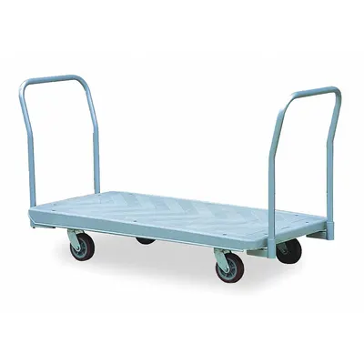 Truk Platform Dayton: 2.200 lb, Dimensi Keseluruhan 60 in P x 29 1/2 in L x 40 in T - General Purpose Plastic-Deck Platform Trucks