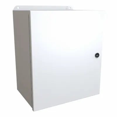 HAMMOND Enklosur Listrik: Baja, 14 in x 12 in x 8 in, NEMA 12/13/3R/4, dgn Panel - Steel Washdown Enclosures