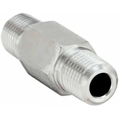 PARKER Pipa Logam Lurus: Lurus, Baja Tahan Karat 316, 1/4 in x 1/4 in, 7,200 psi - Extreme Pressure Threaded Pipe Fittings