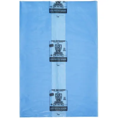 Kantong Terbuka ARMOR POLY: Tebal 4 mil, Lebar 34 in, Panjang 65 in, Biru, Gulungan - VCI Open-Ended Poly Bags