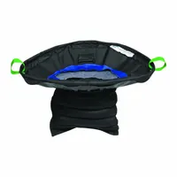 This adjustable-frame street drain filter measures 30 inches long by 30 inches wide and is designed to filter fuels from stormwater runoff. With a maximum flow rate of 345 gallons per minute, it is suitable for use in industrial facilities, parking lots, and municipal sites to prevent fuel contamination from entering waterways