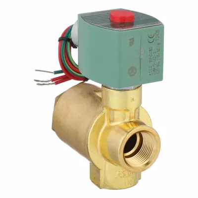 REDHAT Solenoid Valve: 2-Way, Normally Closed, 3/4 in Pipe Size, 110V AC/120V AC - 2-Way/2-Position, Normally Closed Solenoid Valves