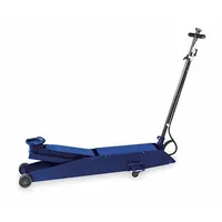 WESTWARD Trolley Floor Jacks: Steel, Pneumatic, Air/Mechanical, 5 ton Load Capacity, 7 in Min Lift