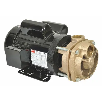 Dayton Pompa Turbin: 2 hp, 115/208-230V AC, Mati Tekanan 100 psi, Kapasitor-Mulai/Jalan - Turbine Centrifugal Pumps
