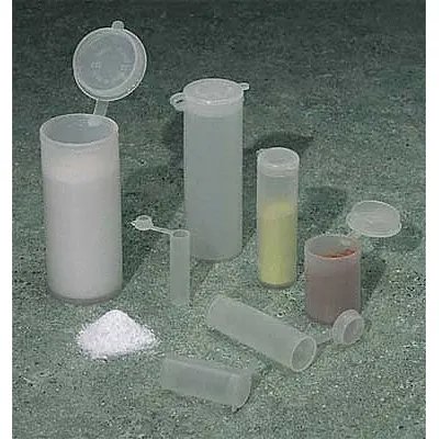 Vial Sampel: Sampel - Plastic Lab Vials