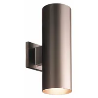 Wall Lantern: Incandescent, 75 W, 120V AC, 14 in Overall Ht, Aluminum Housing Material (MPN P5675-20)