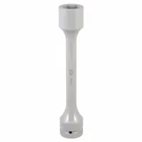 This torque limiting socket stick is sized 1-5/16 in and constructed from chrome molybdenum steel with a gray finish. It is designed for use with 1 in size air impact tools to provide controlled fastening in applications such as wheel nut installation on heavy-duty vehicles
