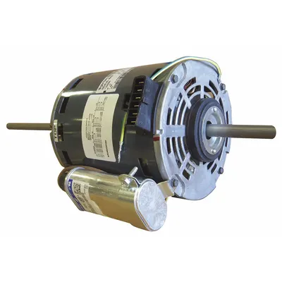 BERNER Motor: 1/2 hp, 480V AC, 1 Ph, 1,725 RPM Motor RPM, 24 in Shaft Lg, 24 in Overall Lg - Replacement Motors
