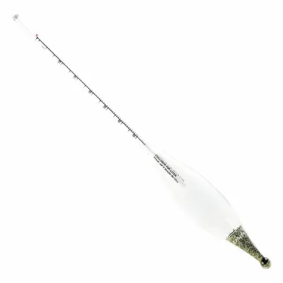 Hidrometer THERMCO: Bentuk Polos Koloid Tanah, -5 hingga 60 gram, 1.0 - Specific Gravity (Baume) Hydrometers