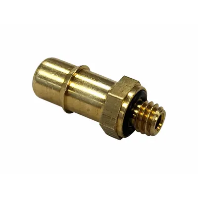 MEM-CO Adaptor Sambungan Barb: Barb/Berulir, 1/4 in Pipa x 1/16 in ID Ukuran Sambungan - Stainless Steel Barbed Tube Fittings
