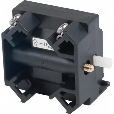 SCHNEIDER Contact Block: 30 mm Panel Mounting Size, 1NC, Momentary/Power Reed - Contact Blocks