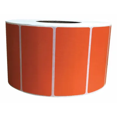Label Printer Kode Batang: 4 in Lebar Label - Colored Direct Thermal Labels