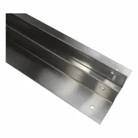 HADRIAN Screen Channel: Stainless Steel, Stainless Steel, 47 in Overall Ht, 3 5/8 in Overall Wd (MPN 520559-900)