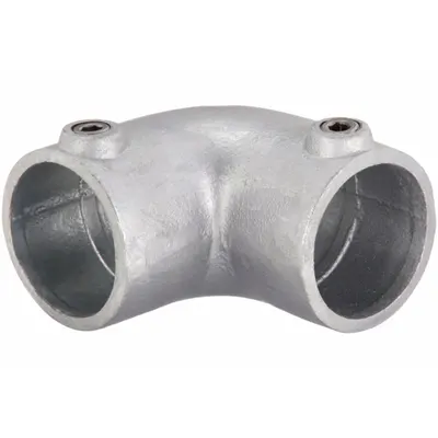 Sambungan Pipa Struktural: Siku, Siku, 2 in untuk Ukuran Pipa - Cast Iron Elbows