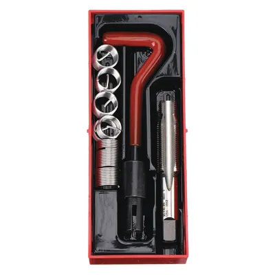 RECOIL Kit Perbaikan Ulir: Gaya Tang Tanged, Bebas Berputar, Ukuran Ulir M14, Panjang Keseluruhan 9.5 mm - Insert & Tool Kits