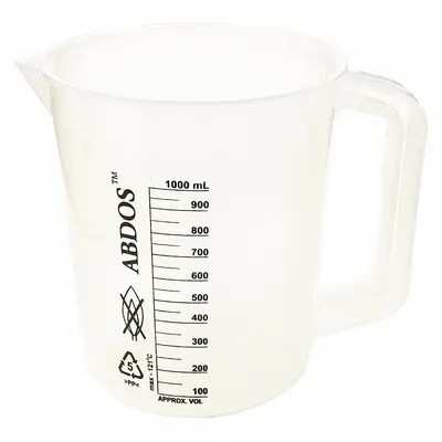 Gelas Kimia: Bentuk Tinggi dengan Pegangan - Tall Form Plastic Beakers with Handles