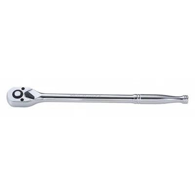 WESTWARD Ratchet Tangan: Pear, Reversibel, 11 1/4 in Panjang Keseluruhan, Krom - Standard-Head Ratchets
