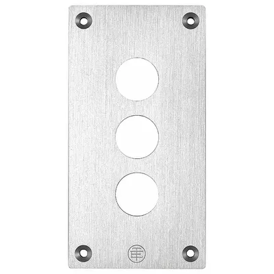 SCHNEIDER ELECTRIC Drilled Front Plate: Control Stations (MPN XAPE303) - Replacement Front Covers, Operators & Switches