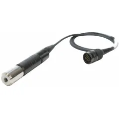 This cable connects YSI instruments to sensors for measuring conductivity and temperature in water quality monitoring, environmental testing, and industrial process applications. It transmits signals between the meter and probe for accurate field or lab readings.
