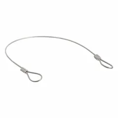 Nylon lanyard with 3/4 in loops on both ends, 12 in overall length. Sold in packs of 5. Used to secure tools at height, preventing dropped objects in construction, industrial maintenance, and other elevated work environments.