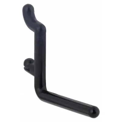 FUNCTIONAIRE Kait Papan Pasak Batang Tunggal: Lubang Pasak 1/4 in, Untuk Jarak Lubang Papan Pasak 1 in - Hooks for Round-Hole Pegboard