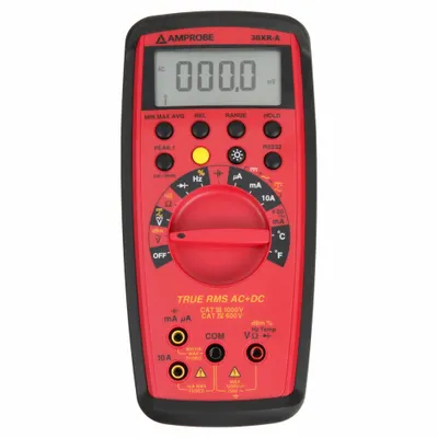 Multimeter Digital AMPROBE: TRMS, CAT IV 600V, Pengukuran Tegangan AC Maks 1.000 V - Standard Feature Multimeters