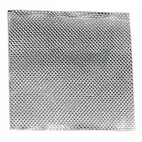 This ultra-conductive embossed foil tape shape is used for EMI/RFI shielding, grounding, and static discharge in electrical enclosures and electronic assemblies. It is a 2 in x 2 in square, silver acrylic tape with 4 mil thickness and a 600 V voltage rating